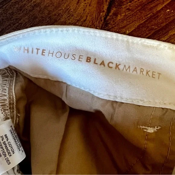 White House Black Market White Sequin Patch Skinny Ankle Jean - Size 2 (29") - Picture 13 of 13